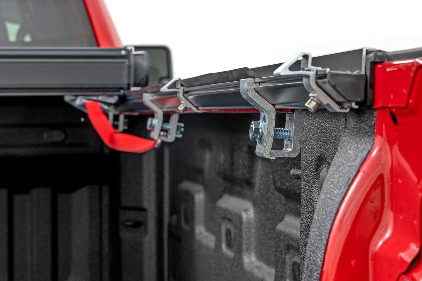Hard Low Profile Bed Cover | 6'9" Bed | Rail Caps | Chevy/GMC 2500HD/3500HD (20-25)