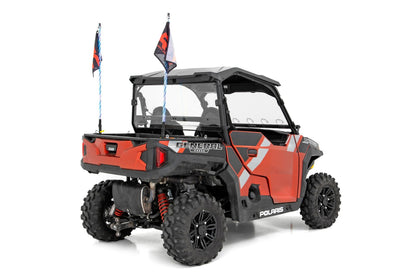 Vented Full Windshield | Scratch Resistant | Polaris General XP 4 1000