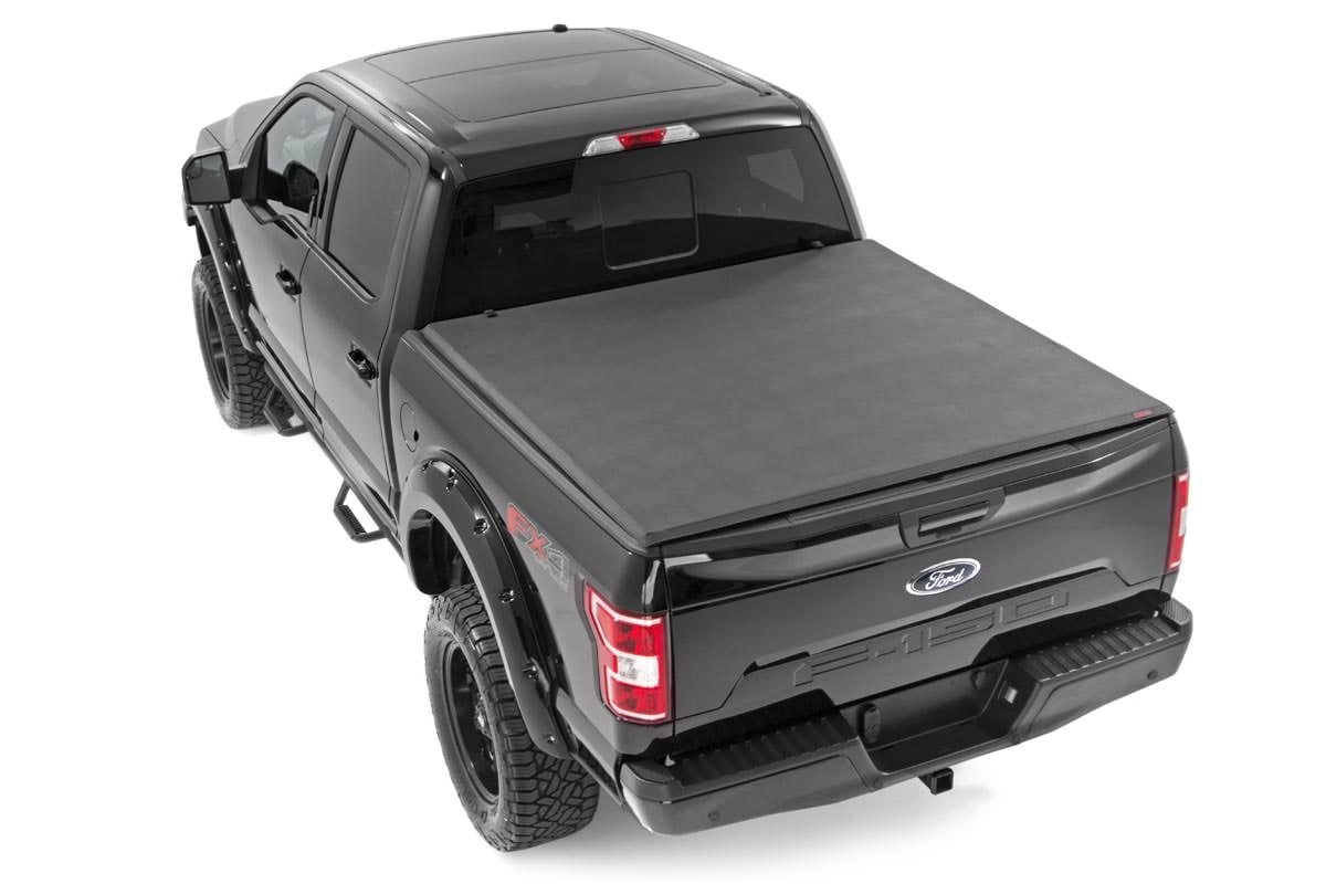 Soft Tri-Fold Bed Cover | 5'7" Bed | Ford F-150 (21-25)/F-150 Lightning (22-25)